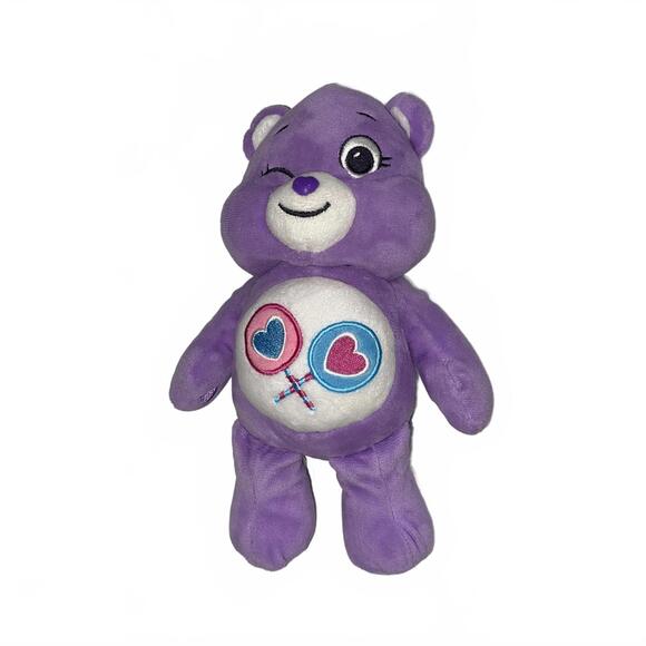 Care Bears Other - Purple Care Bear Plush Small Vintage Y2K Kawaii Collectible Cute Gift Toy